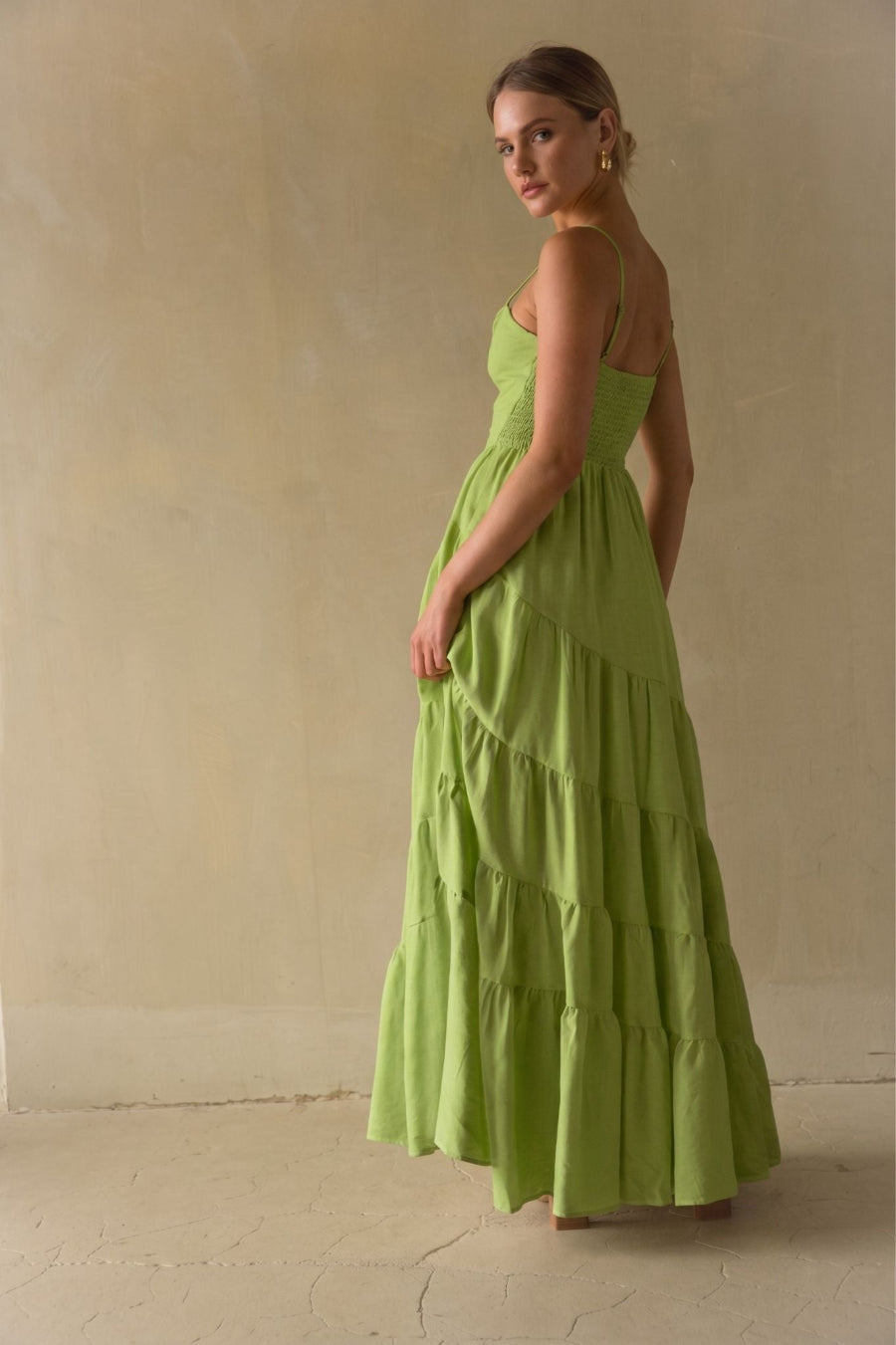 Donna Twist Front Maxi Dress