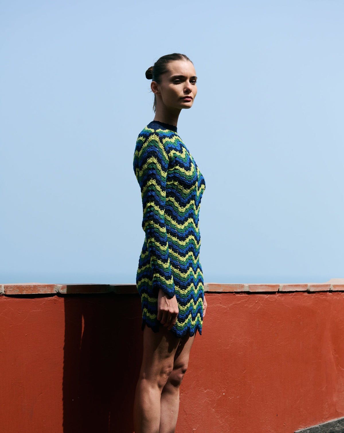 Victoria Mini Dress | Blue/Green