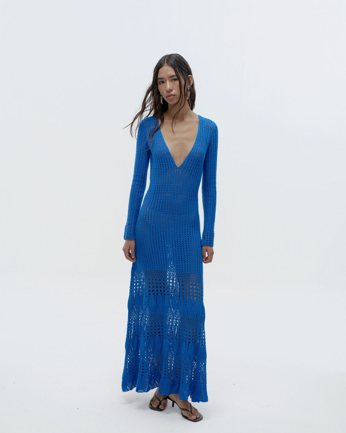 Reflejo Midi Dress | Steel Blue