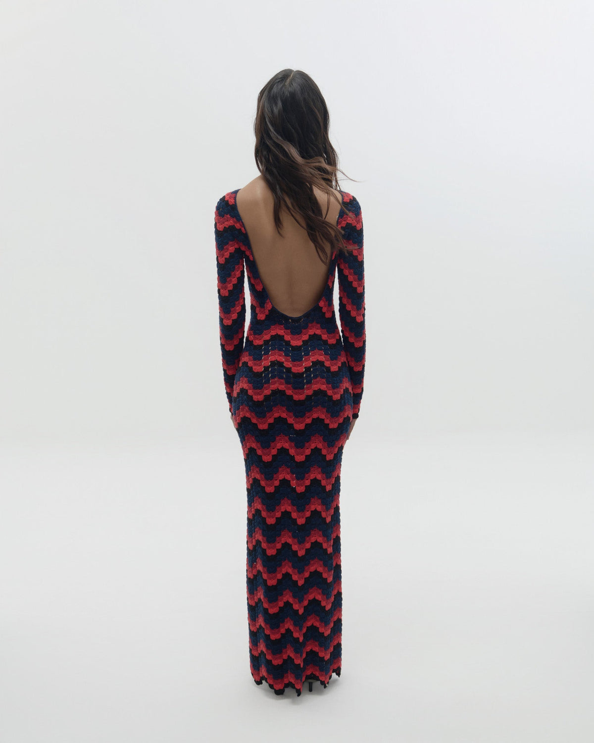 Ursula Maxi Dress | Red Navy