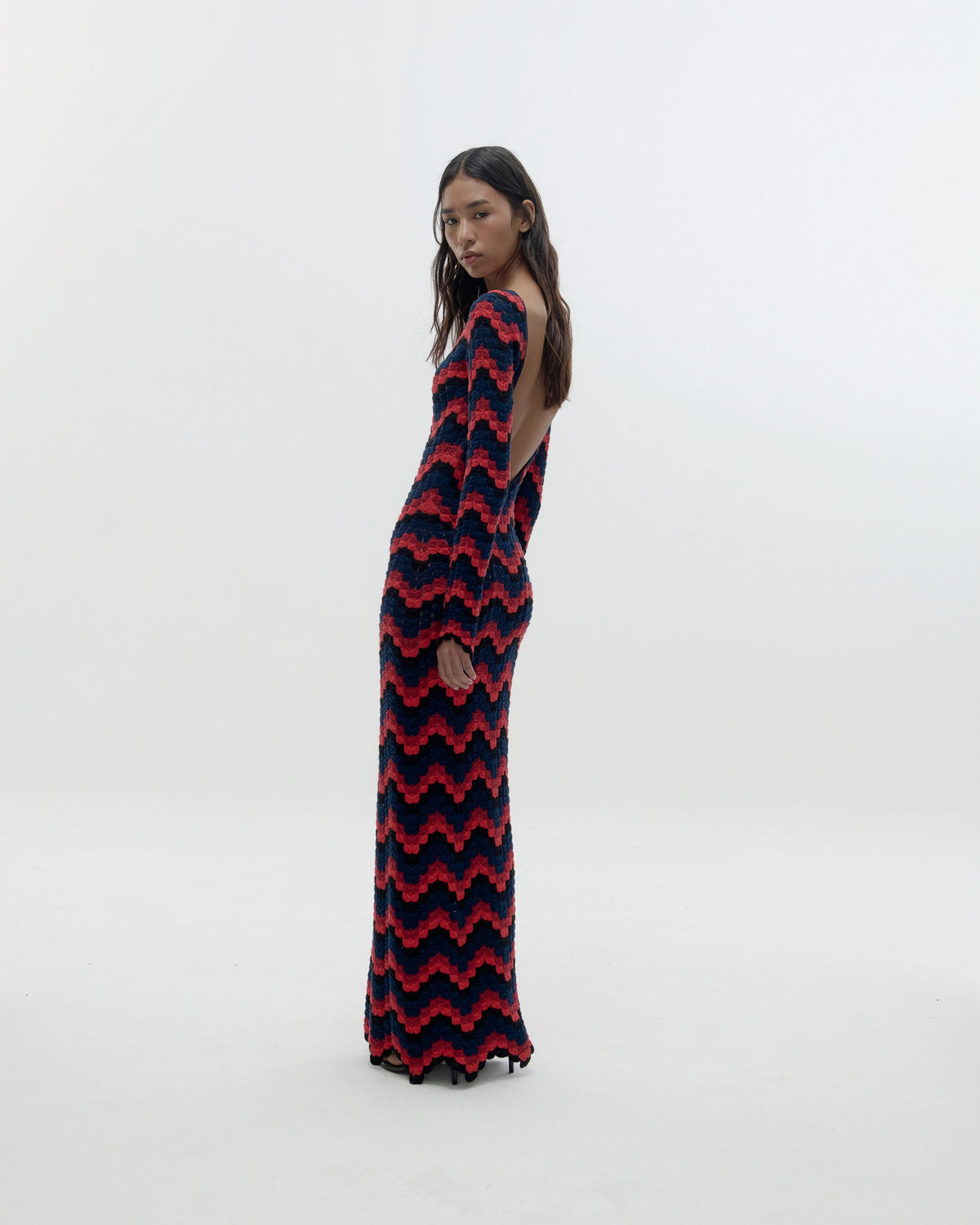Ursula Maxi Dress | Red Navy