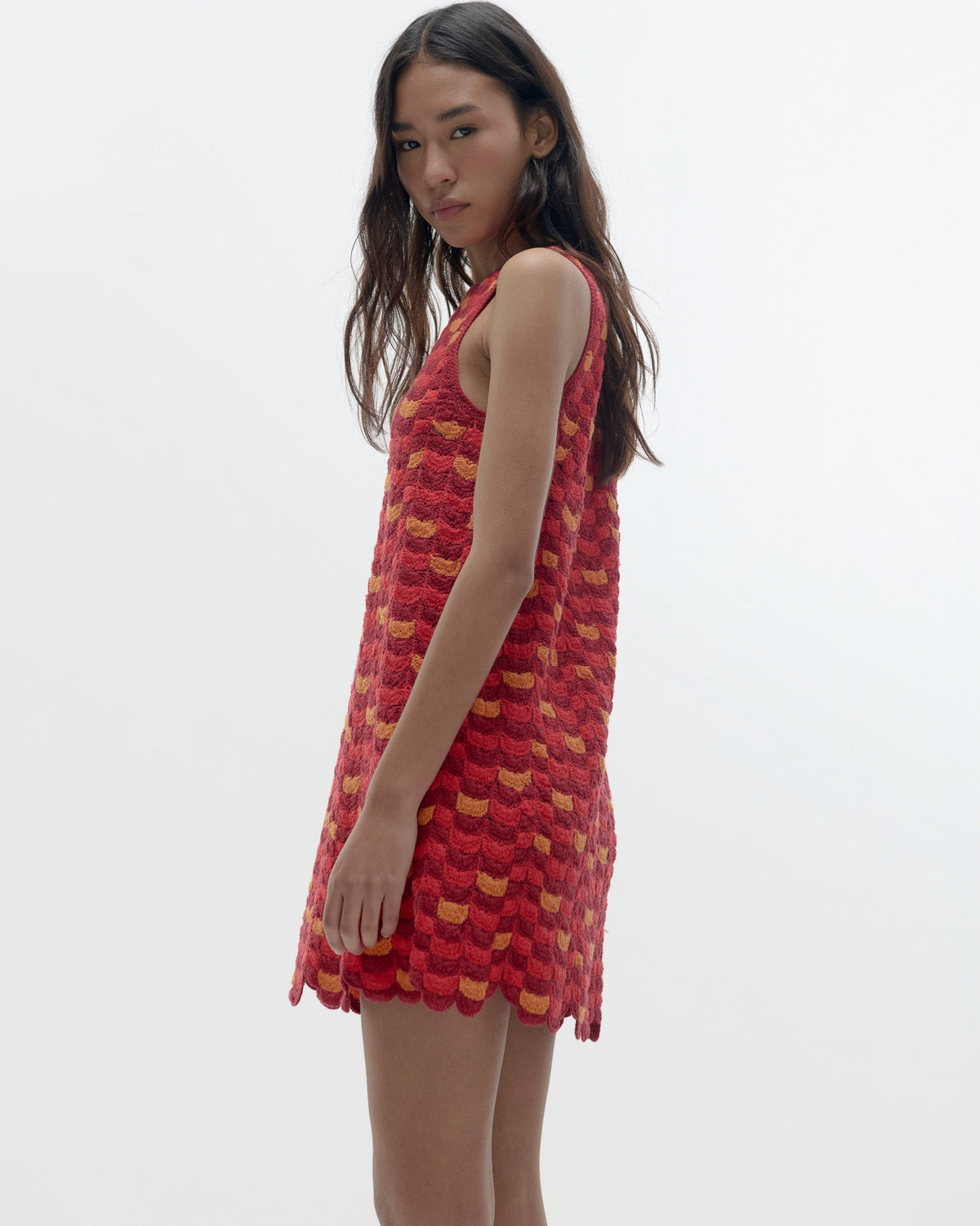 Solana Intarsia Mini Dress