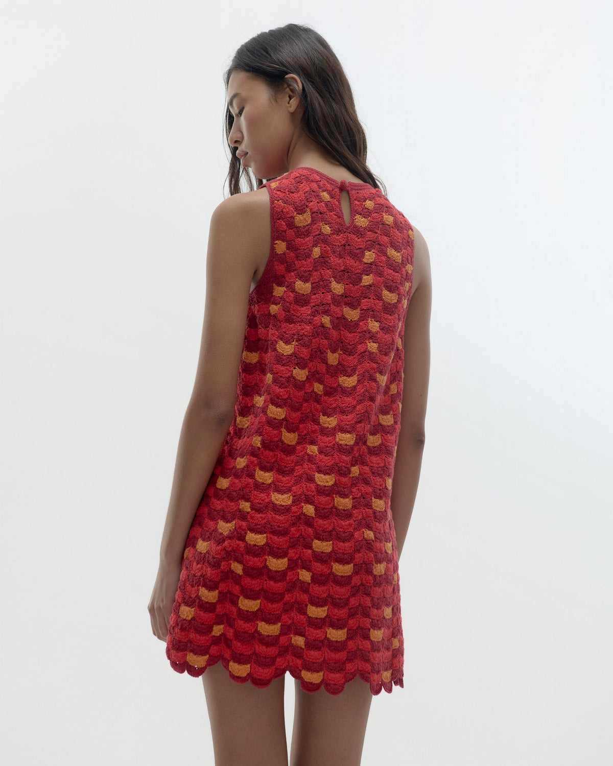 Solana Intarsia Mini Dress
