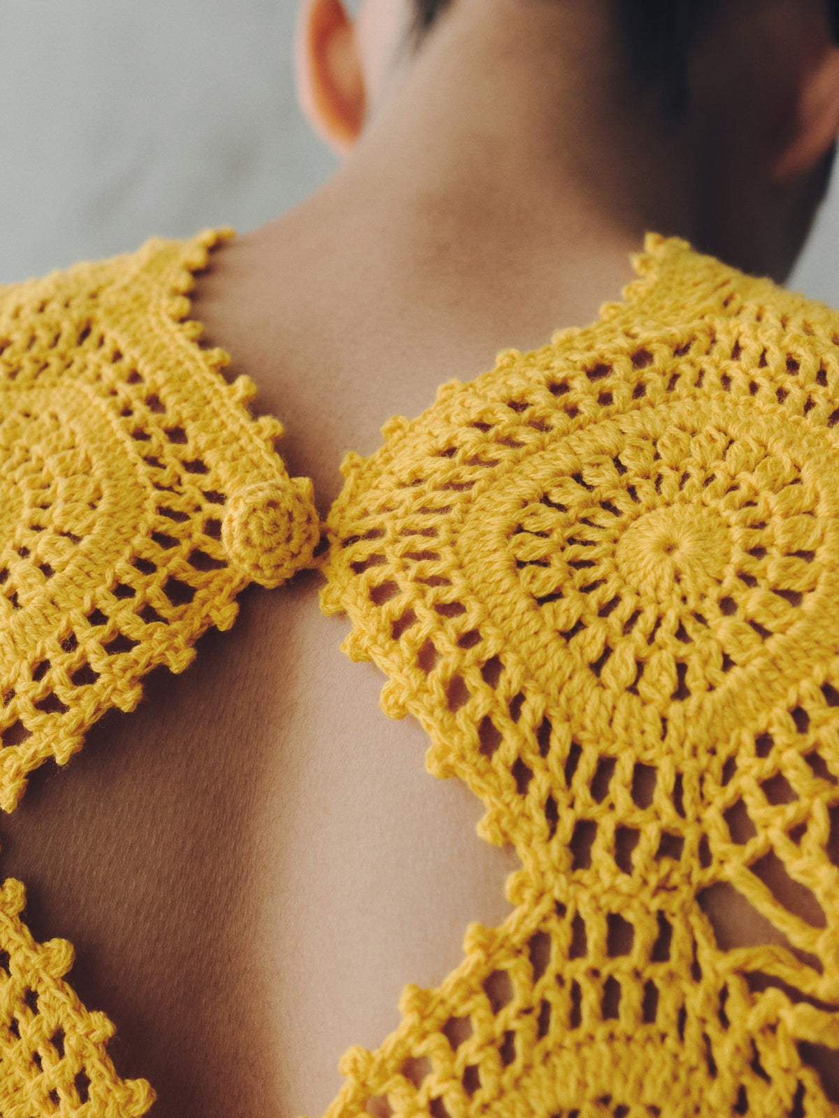 Siula Crochet Maxi Dress | Yellow | Pre-Order