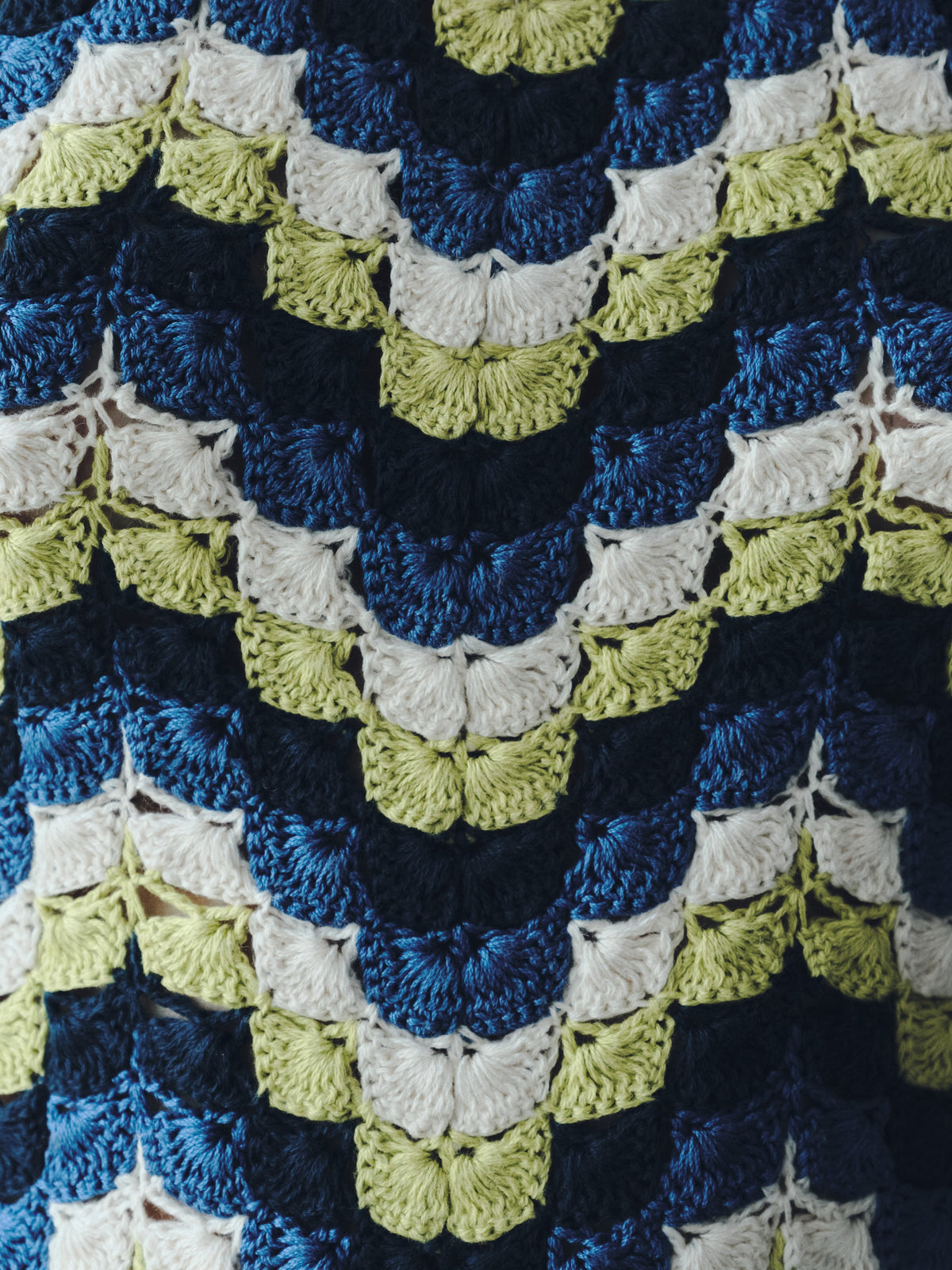 Marea Crochet Maxi Dress | Blues - Lime Green