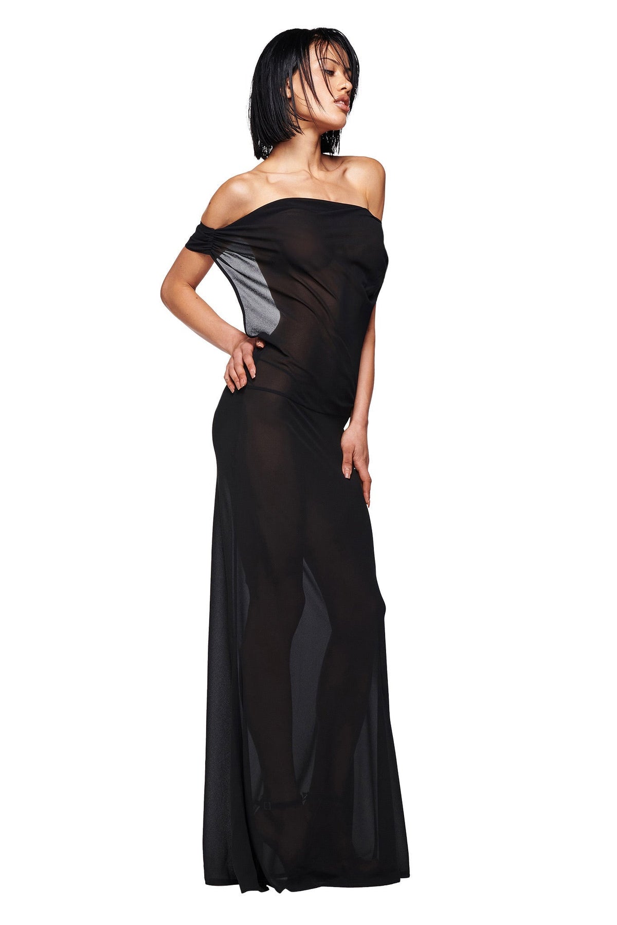 Kahlo Maxi Dress - Black