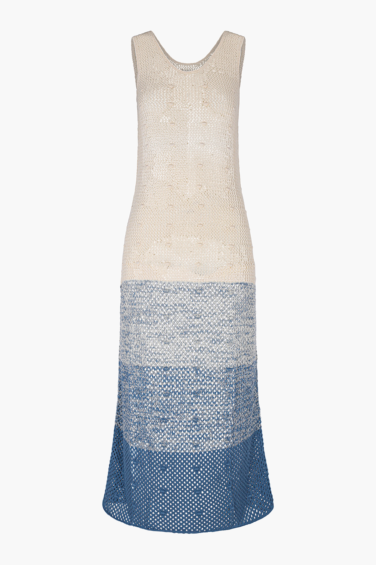 Litoral Dress | Ivory / Sky Blue