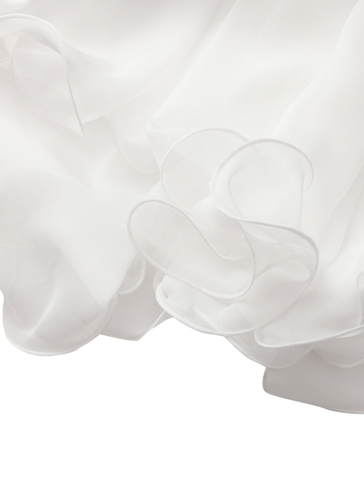 Florence Tiered White Dress