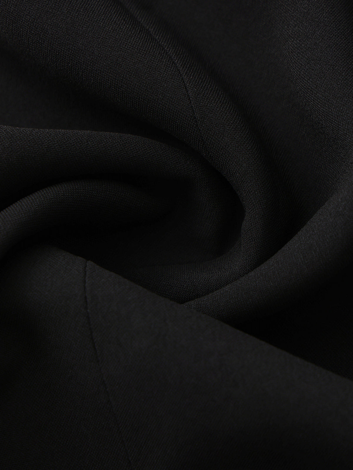 Luciana Ring-Cutout Black Dress