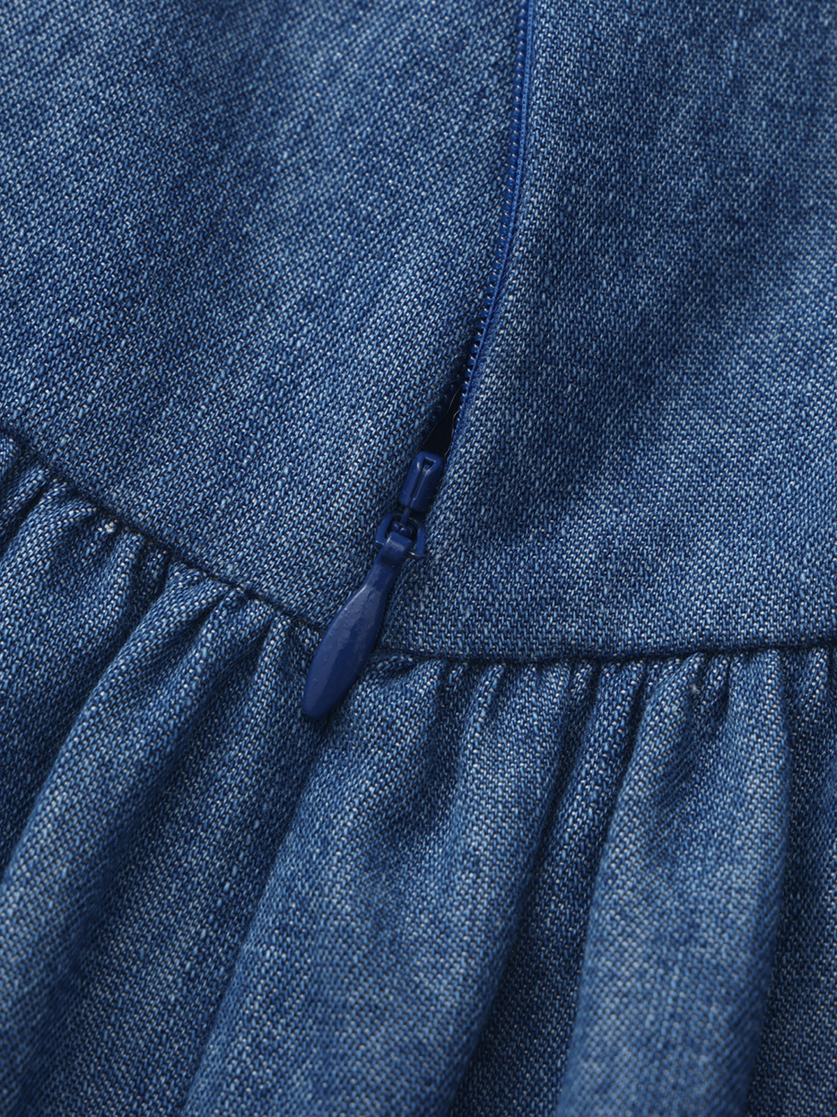 Isabela Off-Shoulder Blue Dress