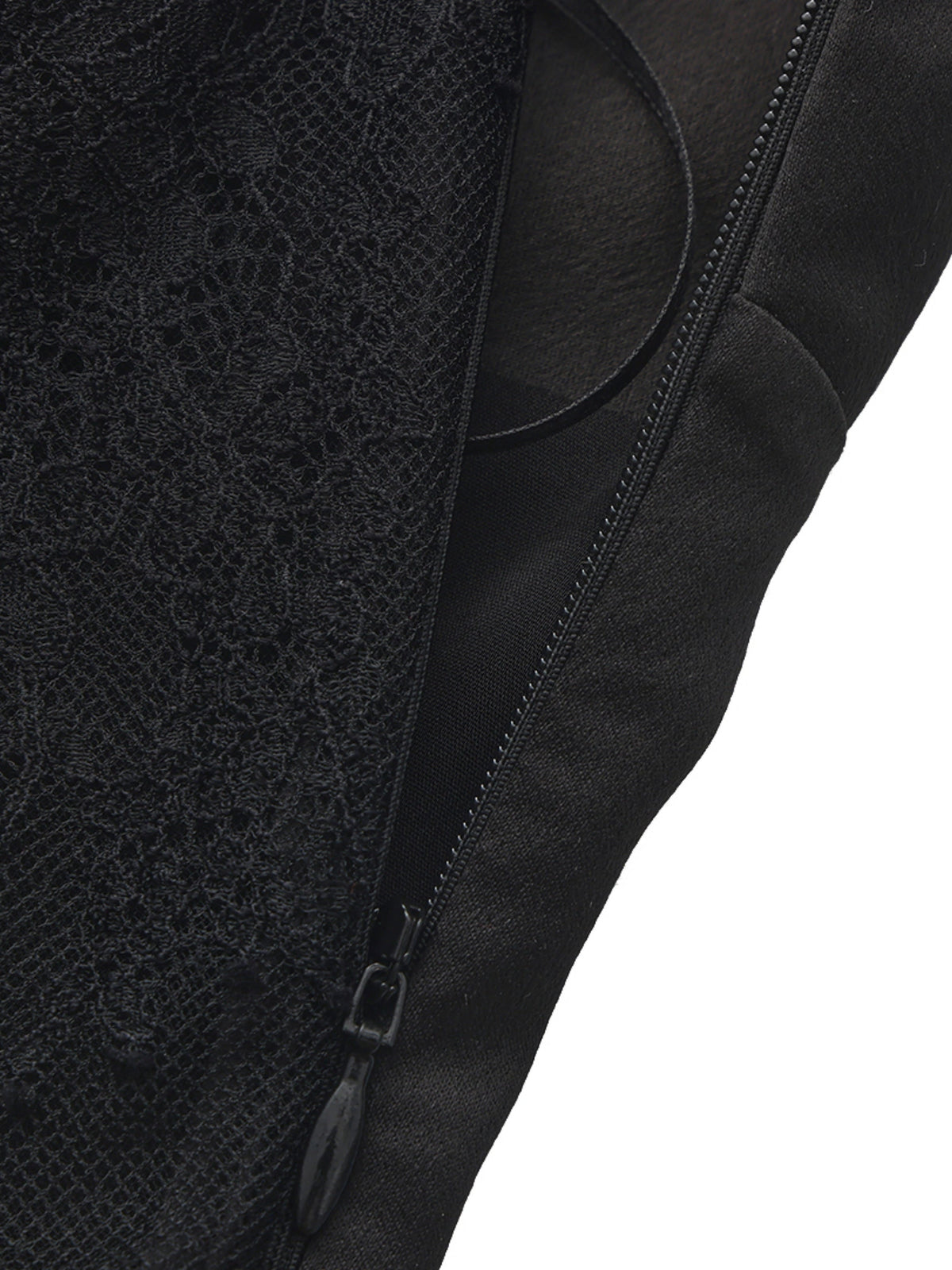 Brielle Twist-Front Black Dress