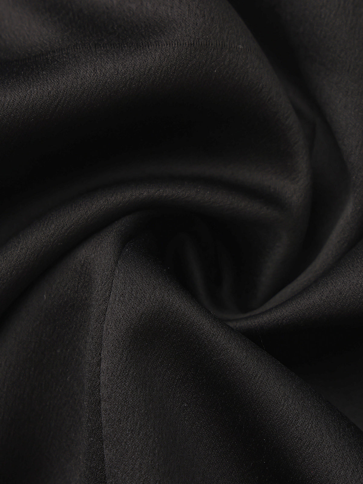 Brielle Twist-Front Black Dress
