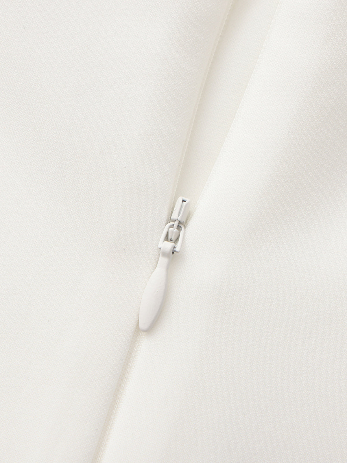 Sabina Ring-Cutout White Dress