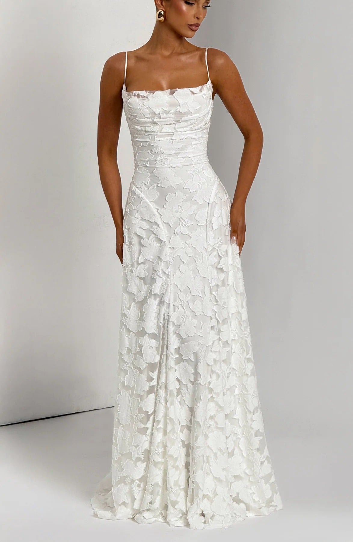 Briar | Women's Floral Sleeveless Maxi Autumn Wedding Guest Dress