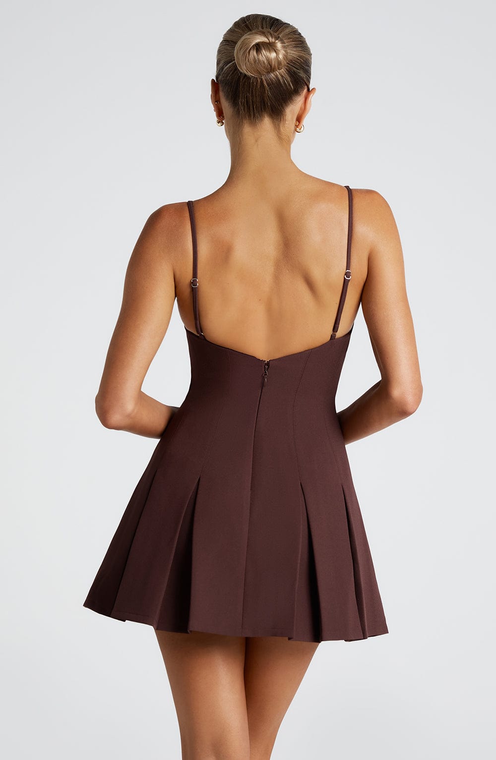 Lyra | Women's Sleeveless Flared Hem Elegant Basic Mini Dress