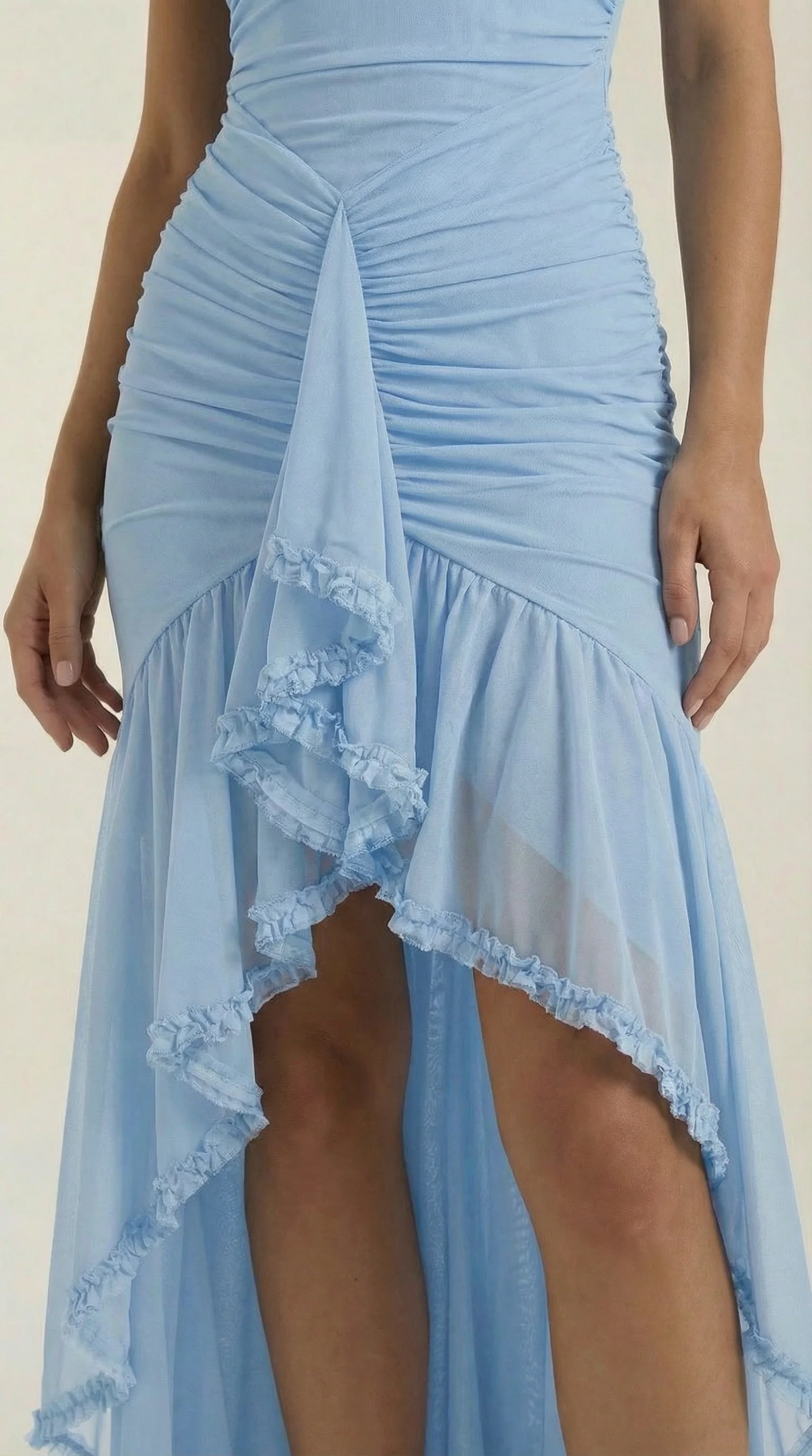 Phoebe | Women's Sleeveless Ruffle Maxi Autumn Wedding Guest Dress
