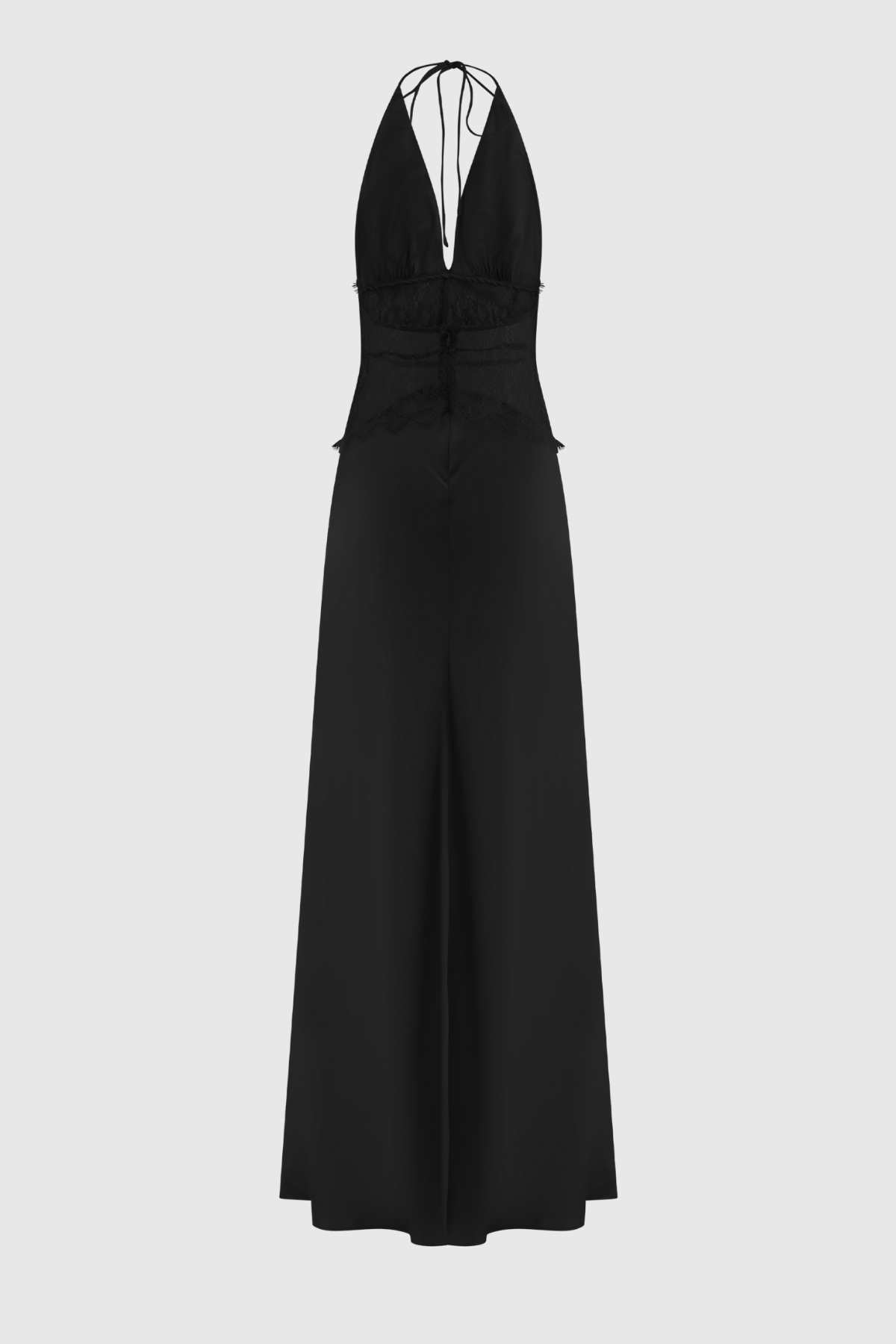 Selene | Women's Lace Plunge Backless Maxi Dress