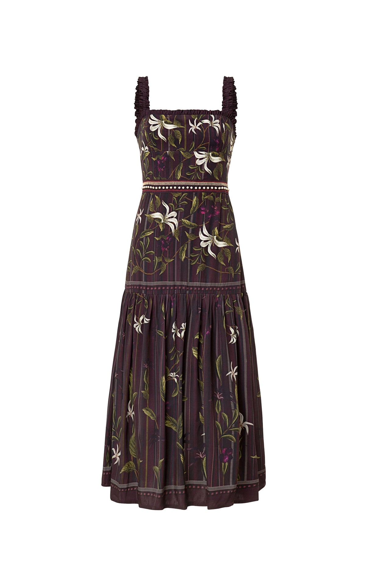 Níspero Café Midi Dress