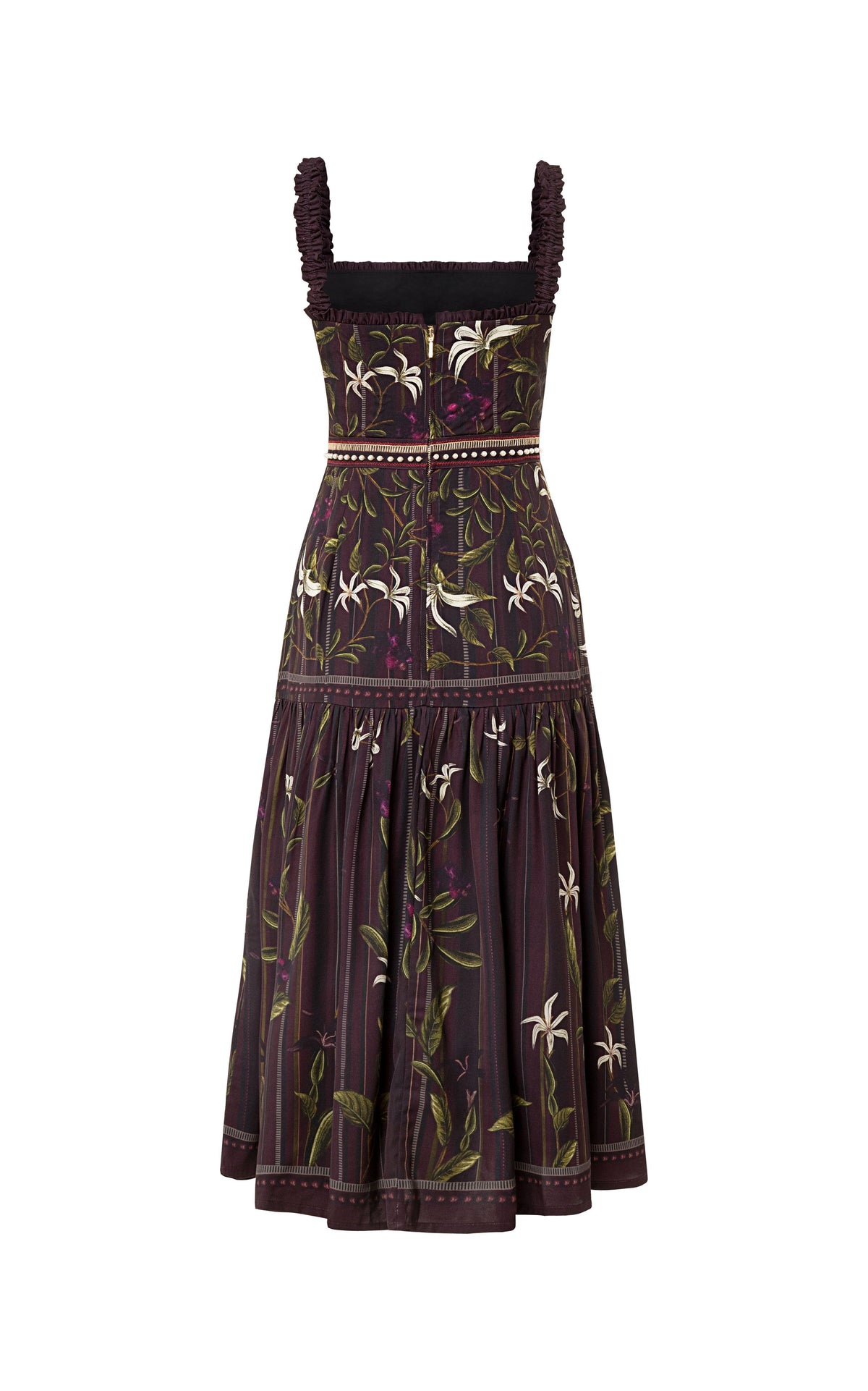 Níspero Café Midi Dress
