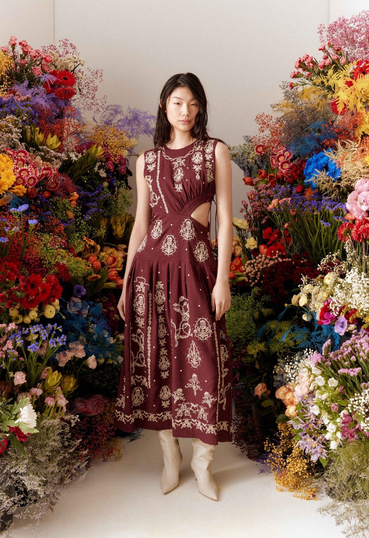 Otoño Relato Midi Dress
