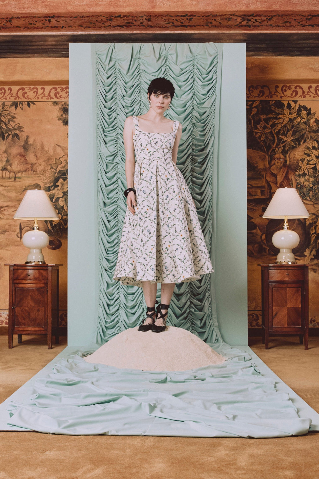 Alcaparra Brisa  Midi Dress