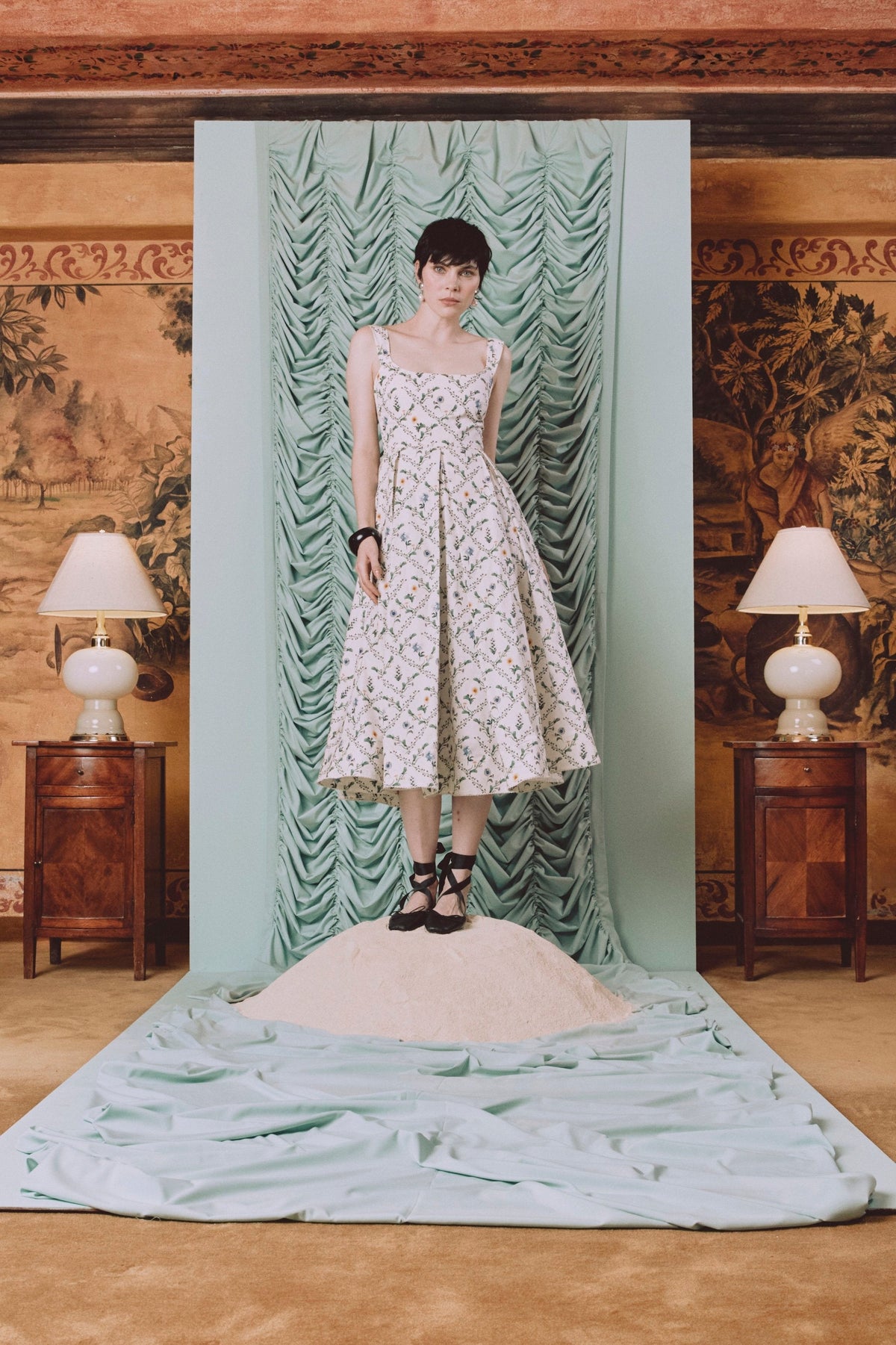Alcaparra Brisa  Midi Dress