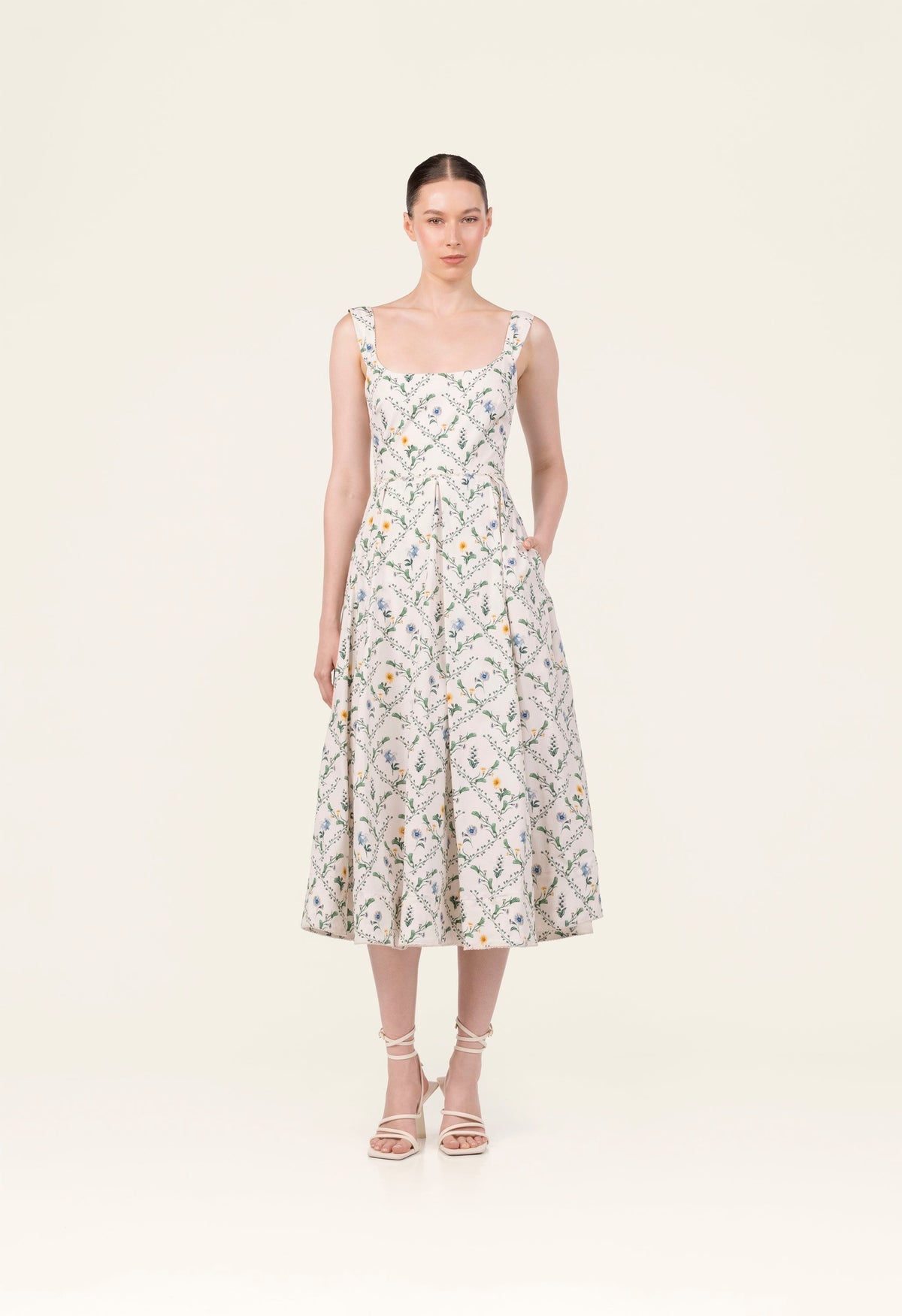 Alcaparra Brisa  Midi Dress