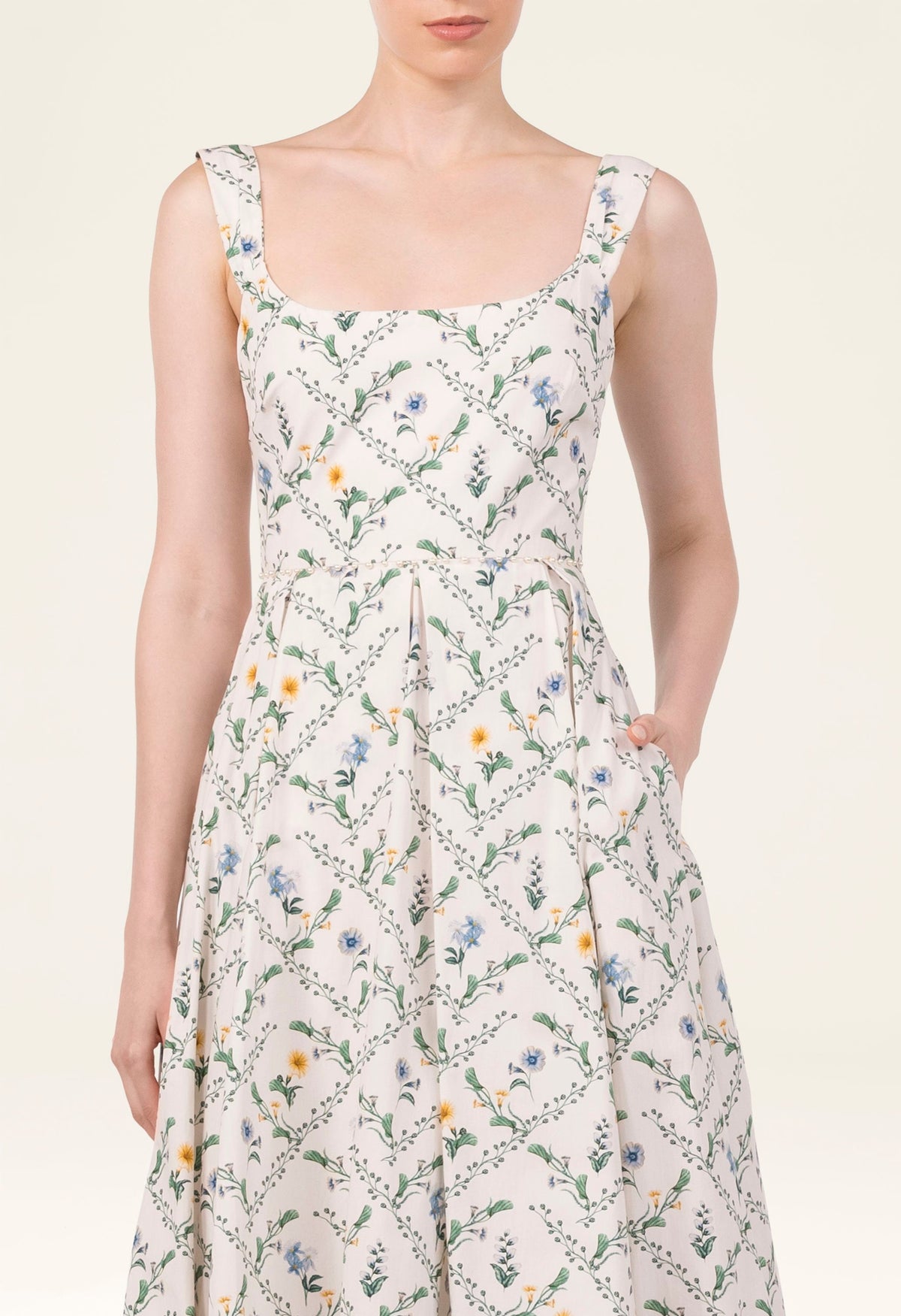 Alcaparra Brisa  Midi Dress