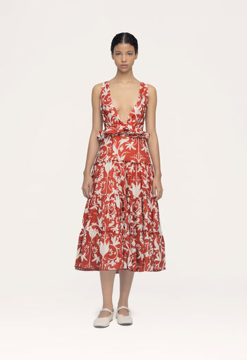 Lago Maiz Midi Dress