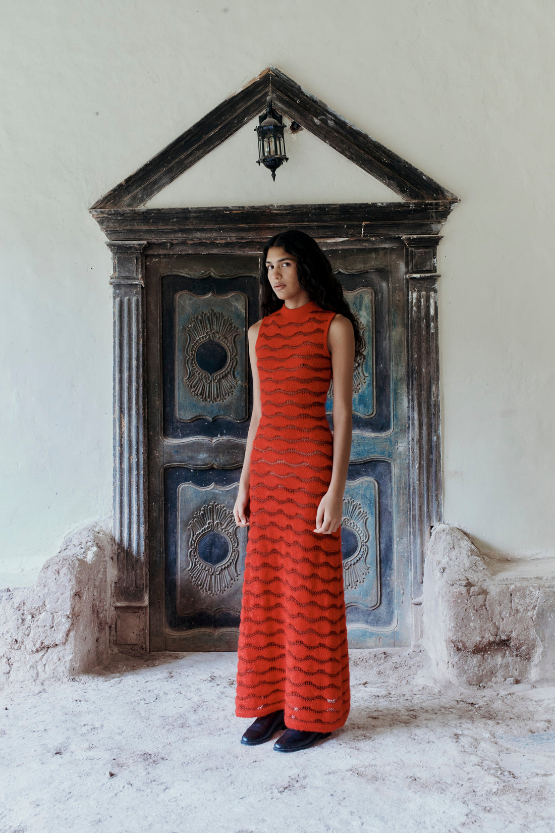 Cona Maxi Dress | Burgundy - Fuchsia