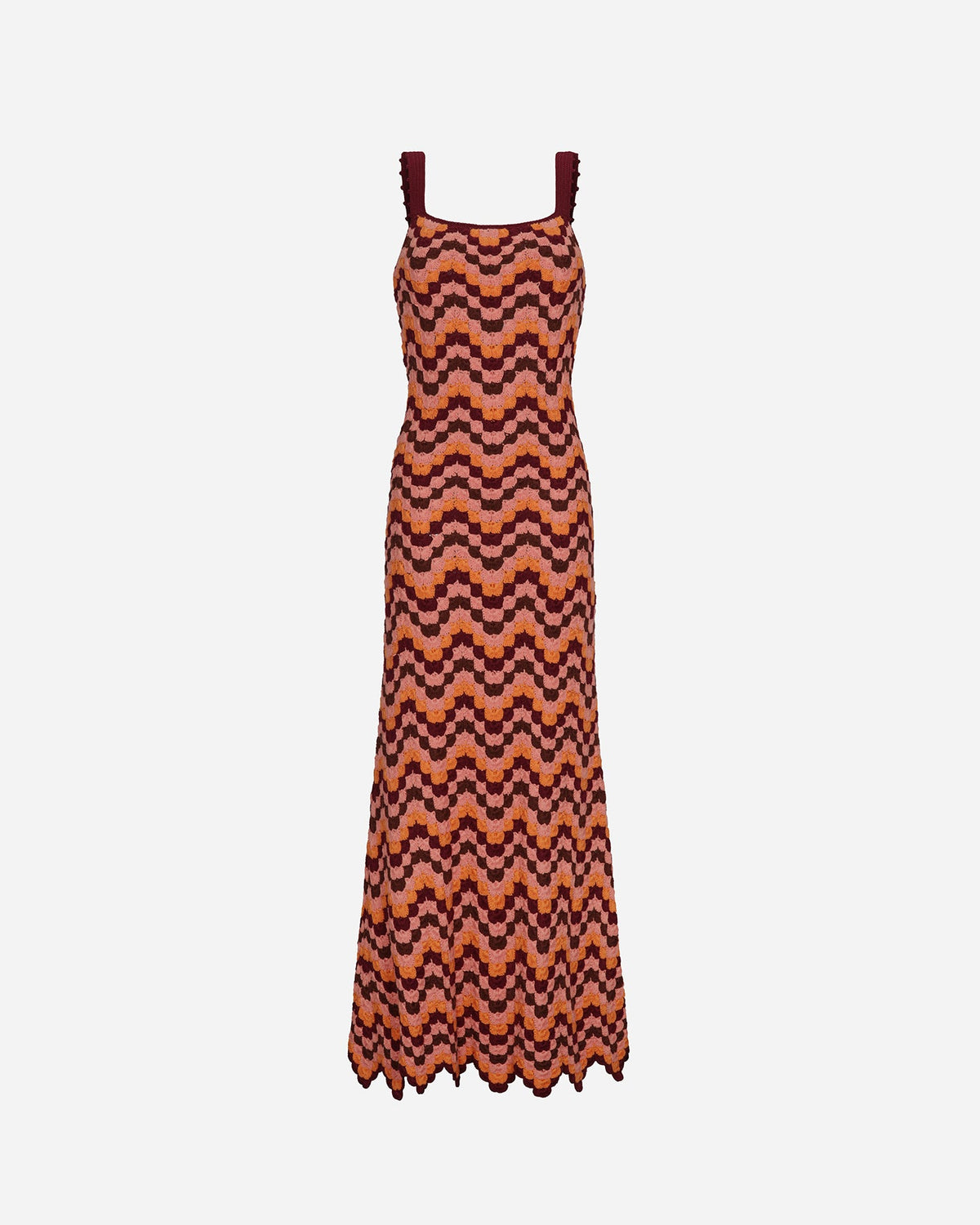 Marea Maxi Dress | Orange / Multi