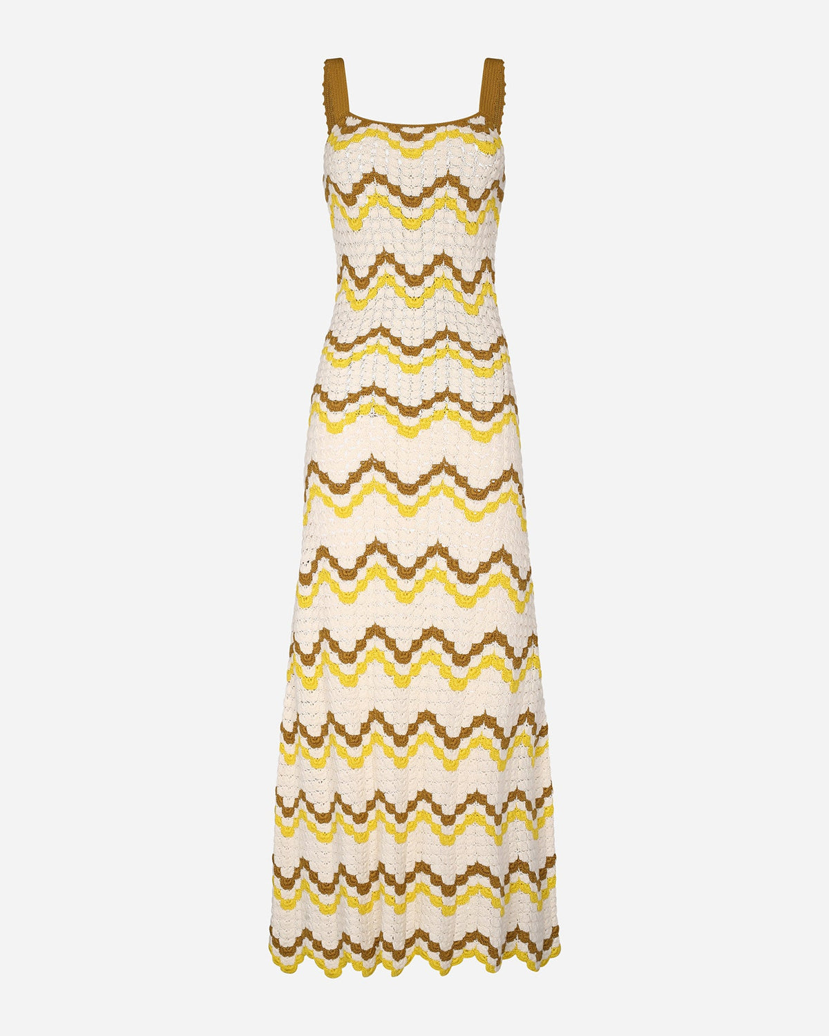 Marea Crochet Maxi Dress | Golden