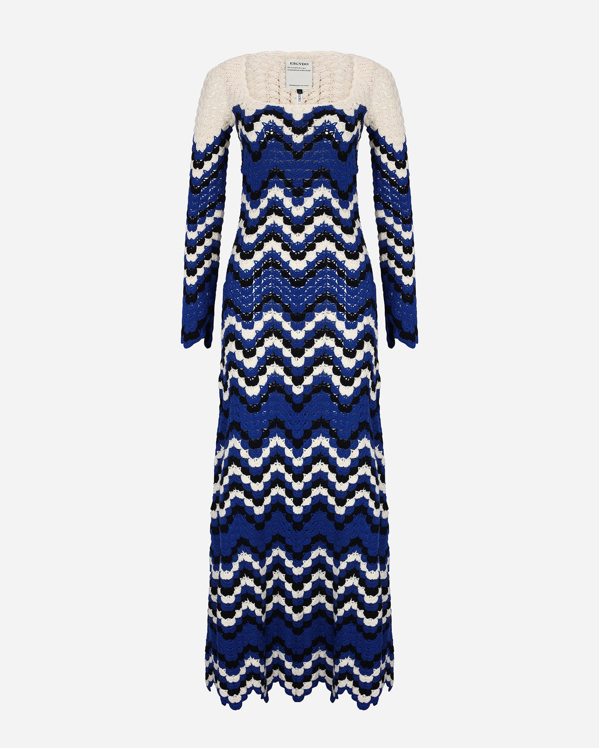 Sumac Maxi Dress | Ivory - Blues