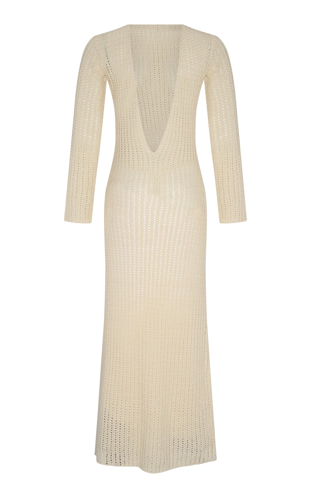 Misha Crochet Maxi Dress  | Ivory