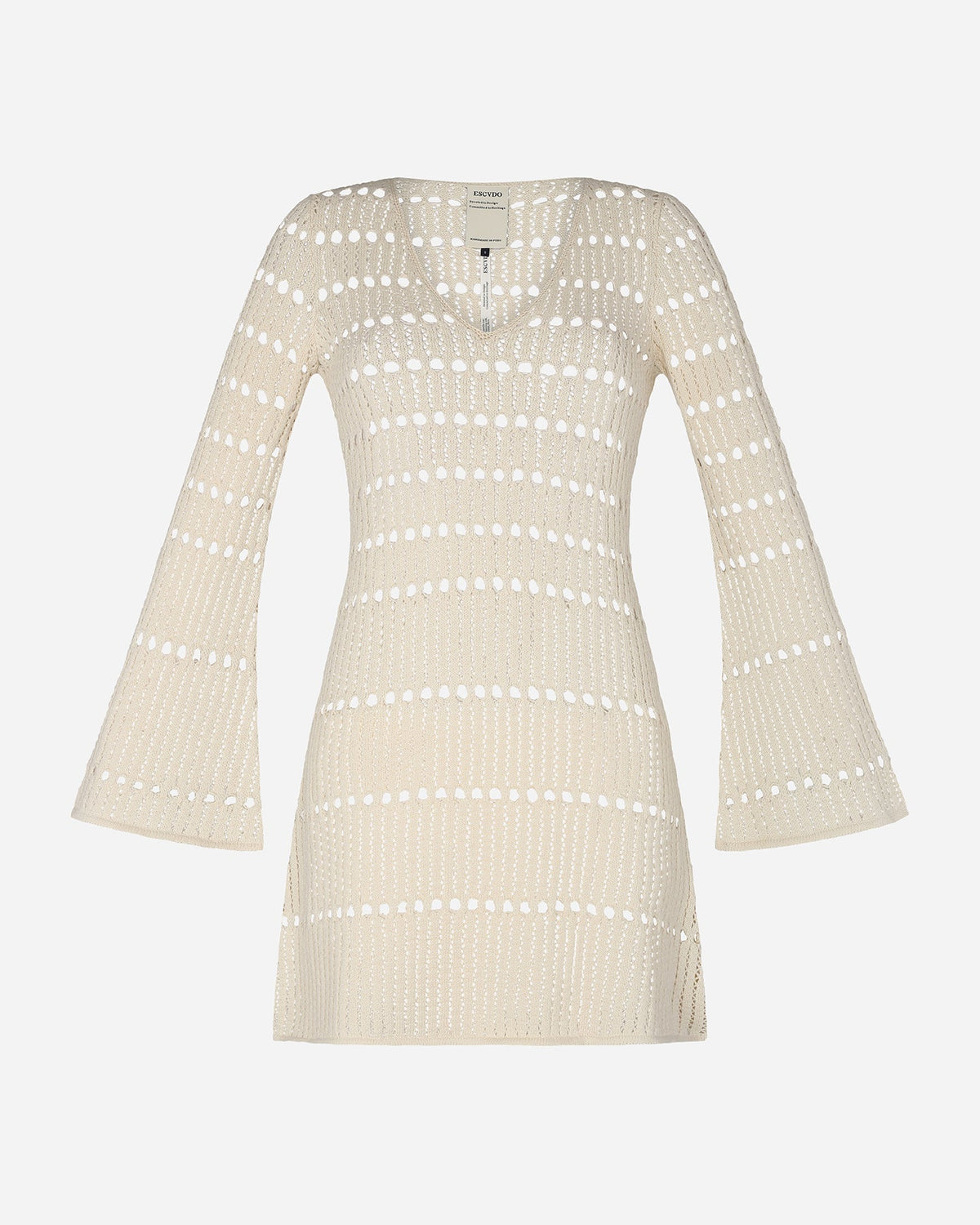 Mishi Knitted Mini Dress | Ivory