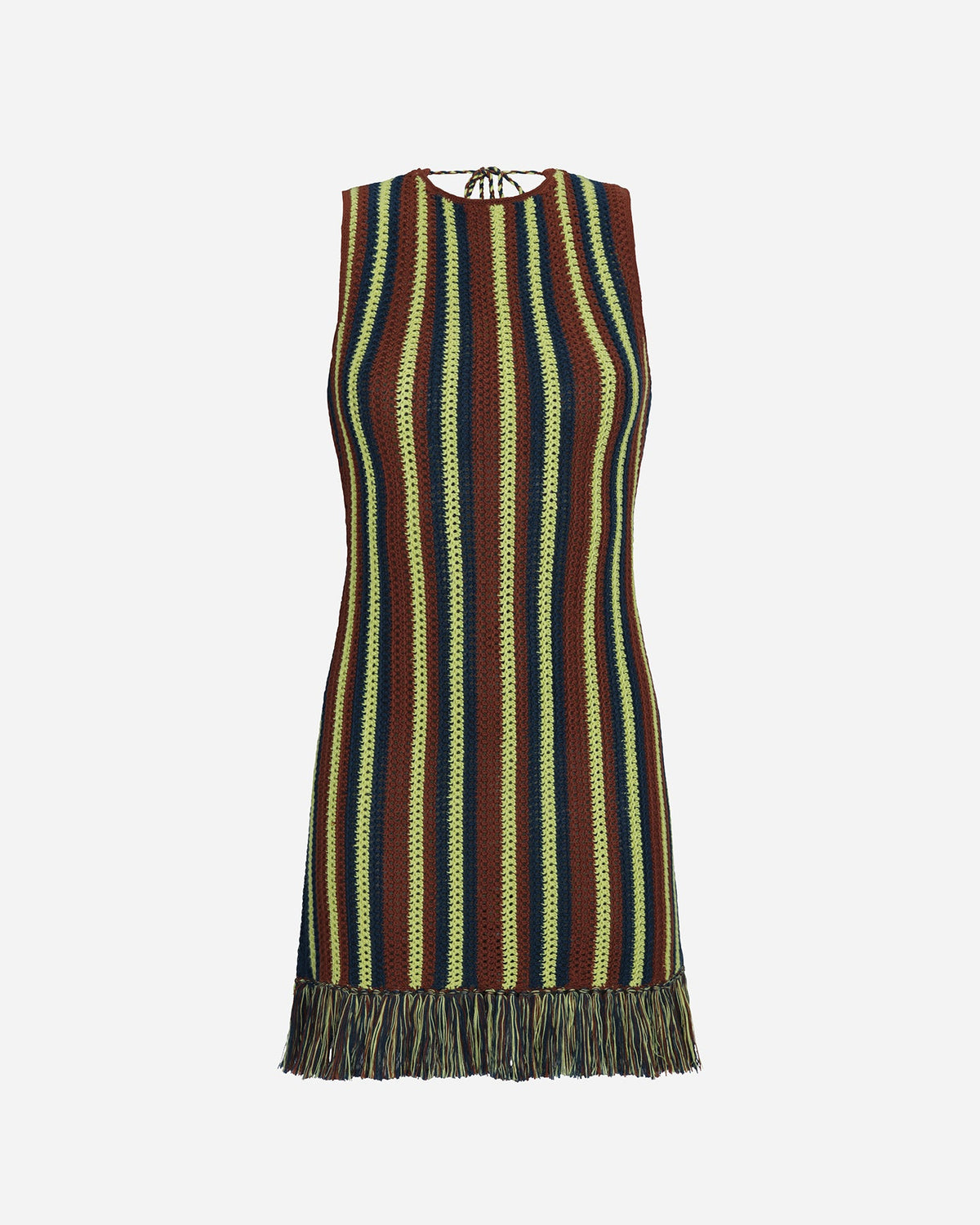 Misti Mini Dress | Matcha/ Brown