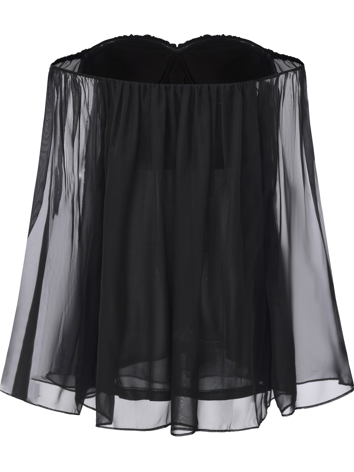 Carmen Off-Shoulder Black Dress