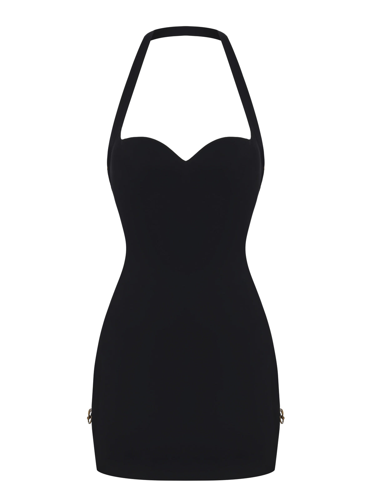 Sabina Ring-Cutout Black Dress