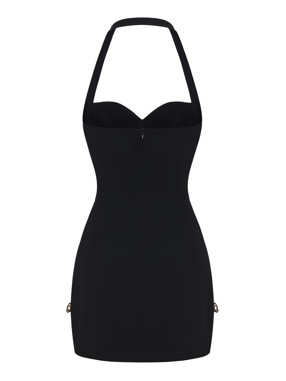 Sabina Ring-Cutout Black Dress