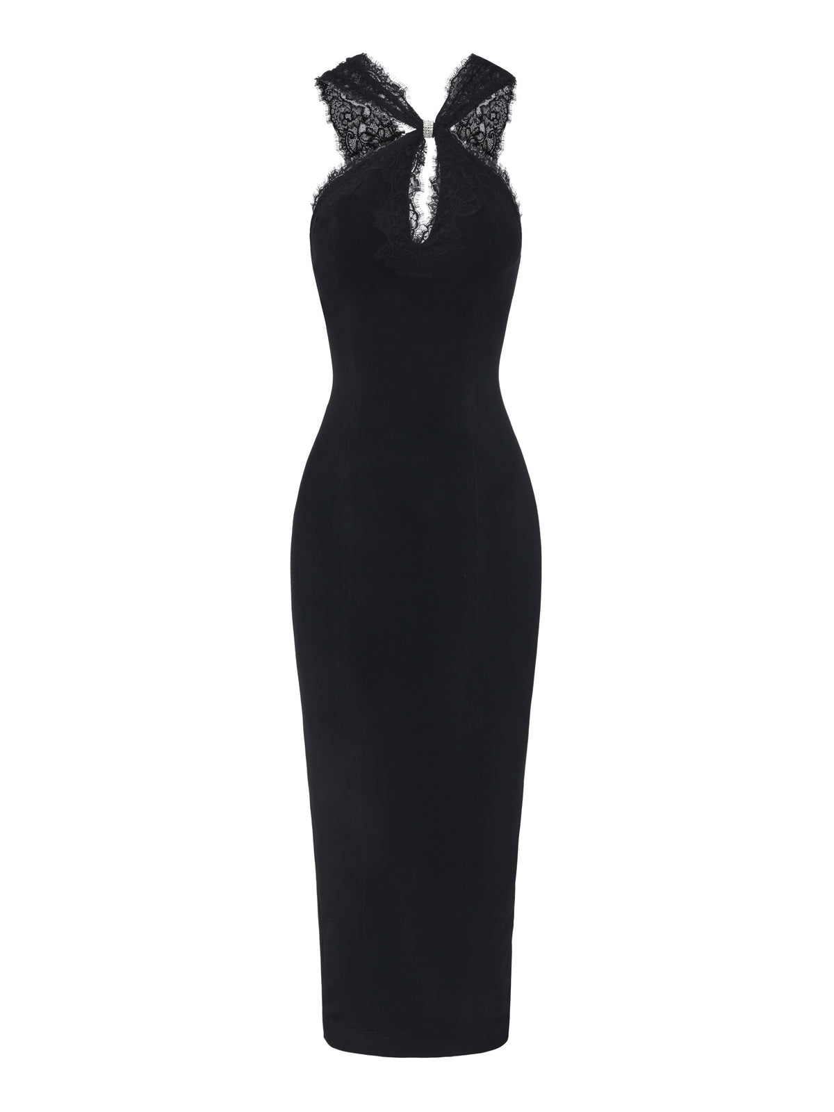 Alexandra Cutout Black Dress