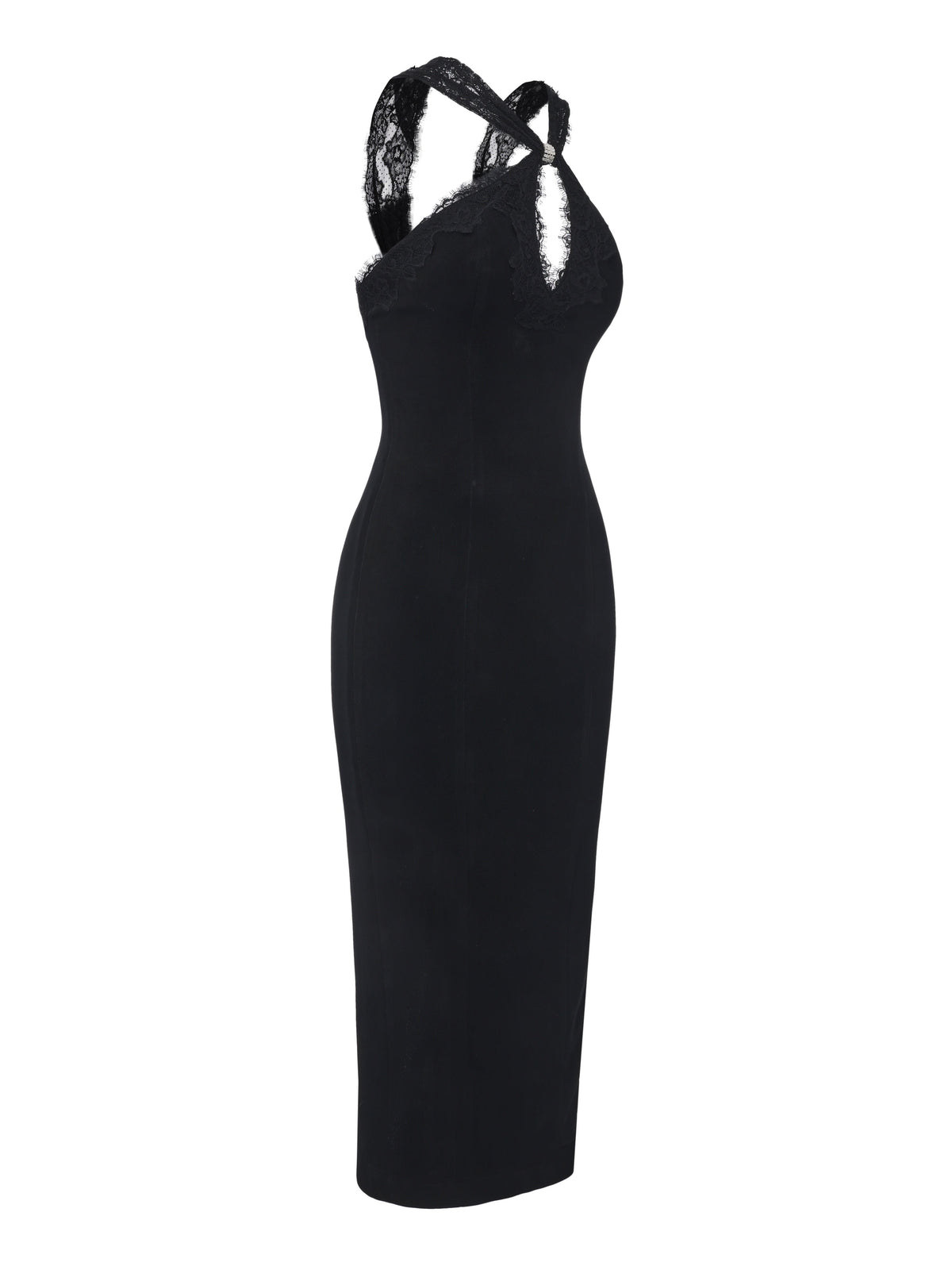 Alexandra Cutout Black Dress