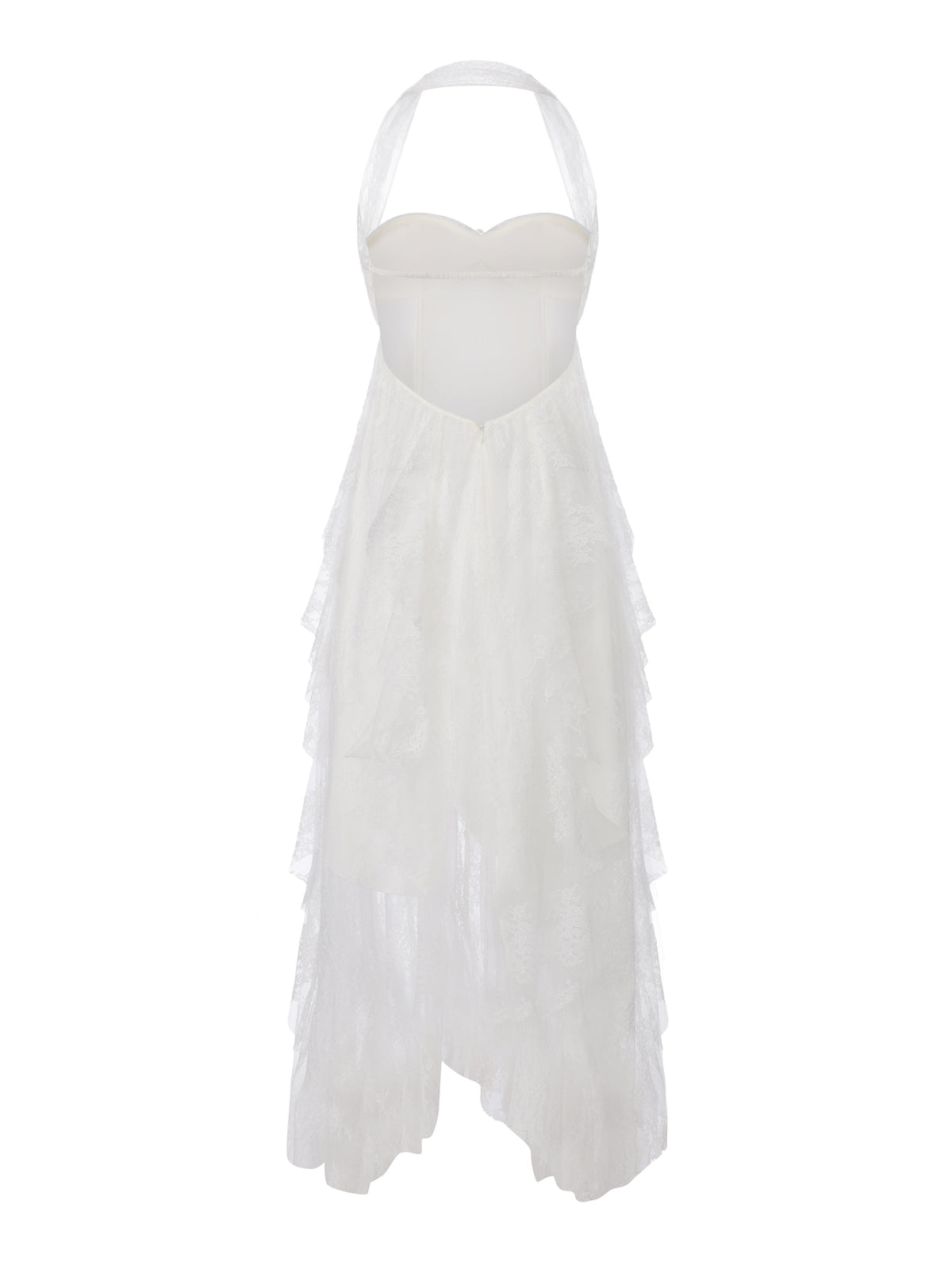 Aurora Halter White Dress