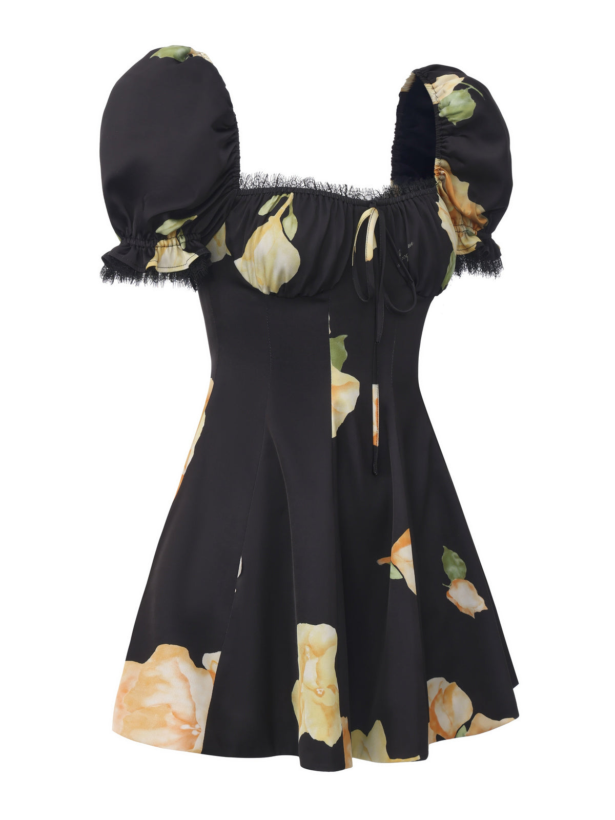 Alira Puff Sleeve Floral Dress