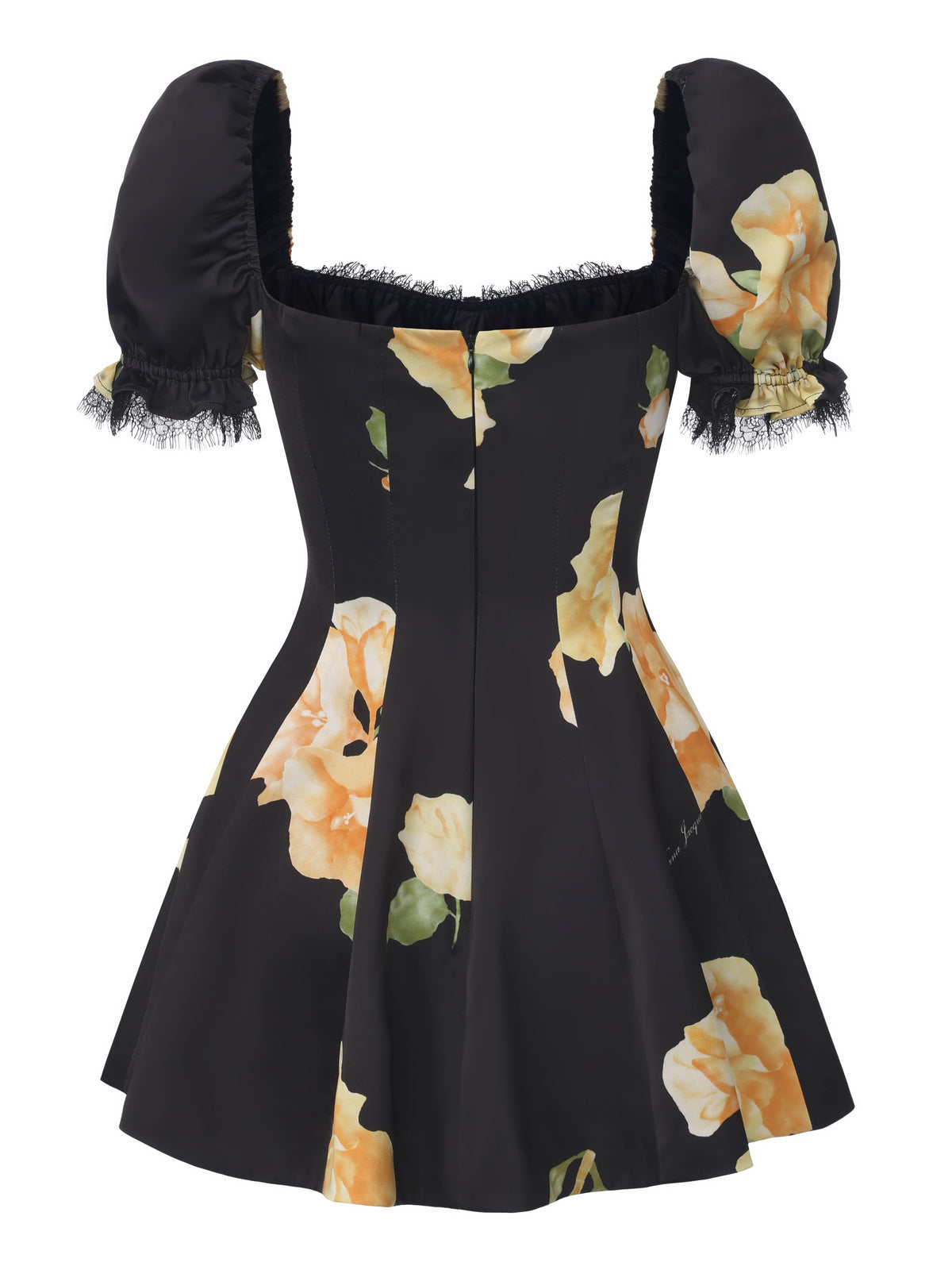 Alira Puff Sleeve Floral Dress