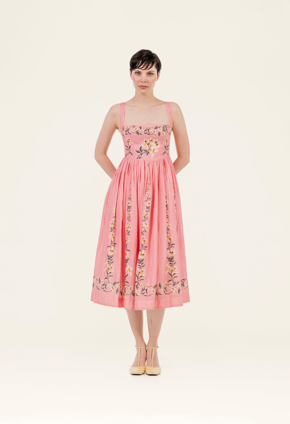 Mielero Promesa Midi Dress