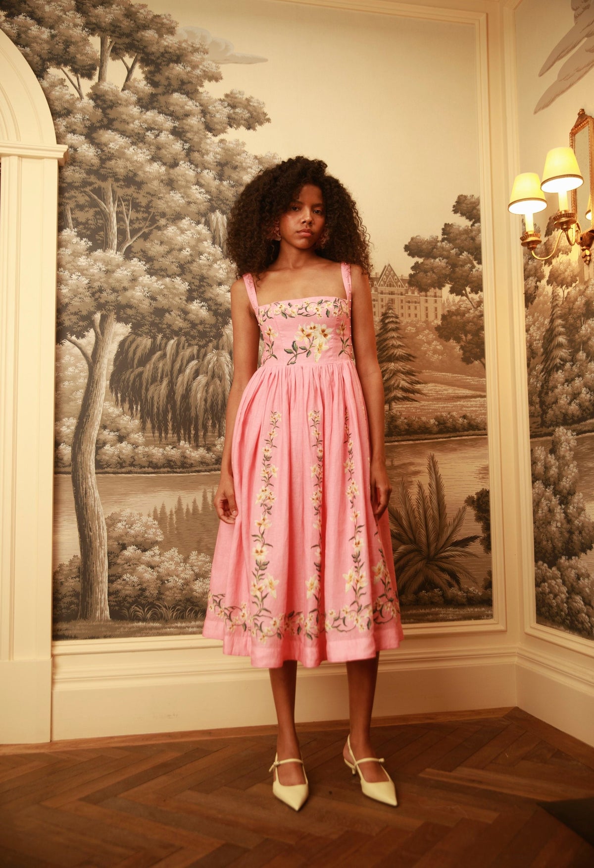 Mielero Promesa Midi Dress