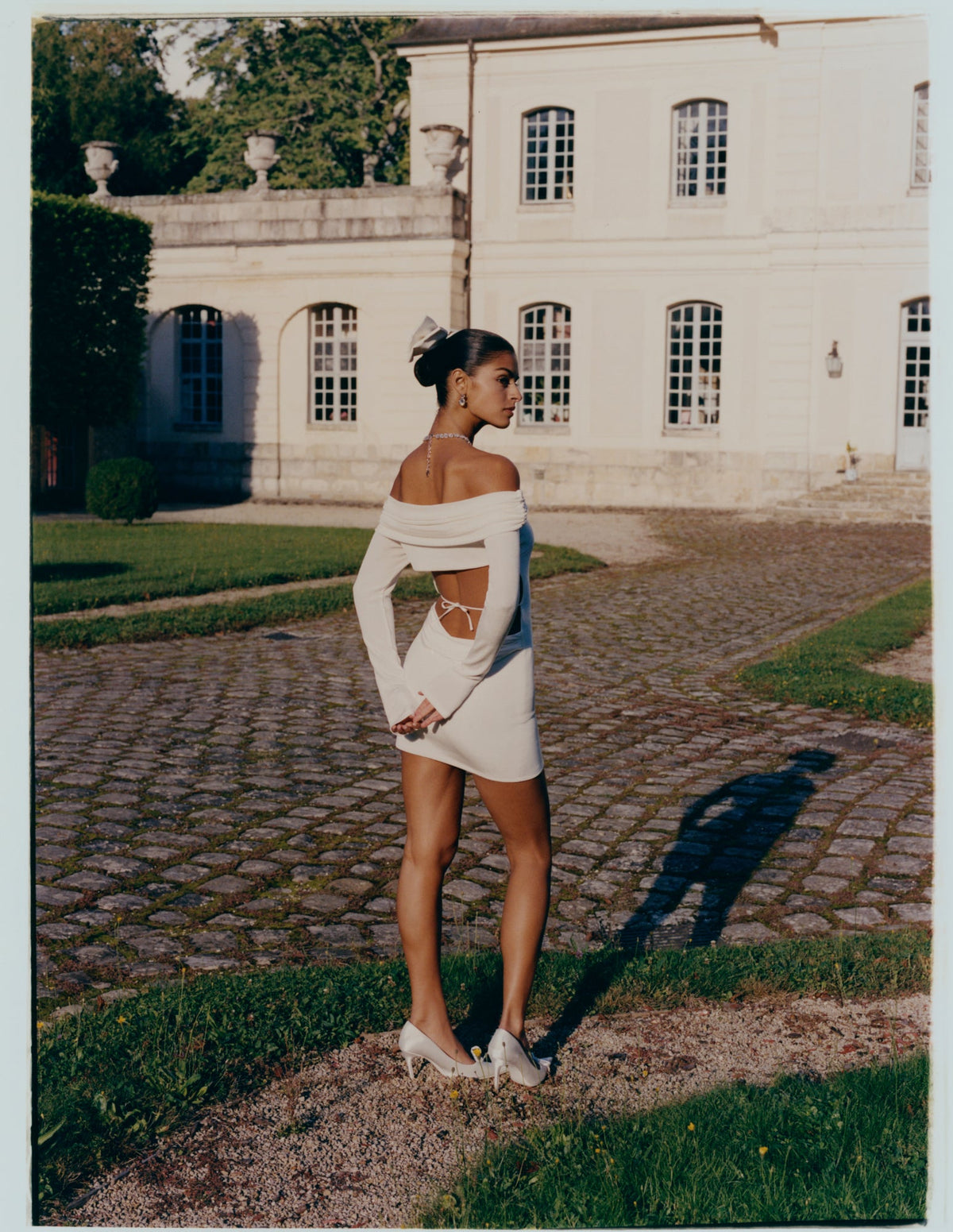 Chantel Dress (White) (Final Sale)