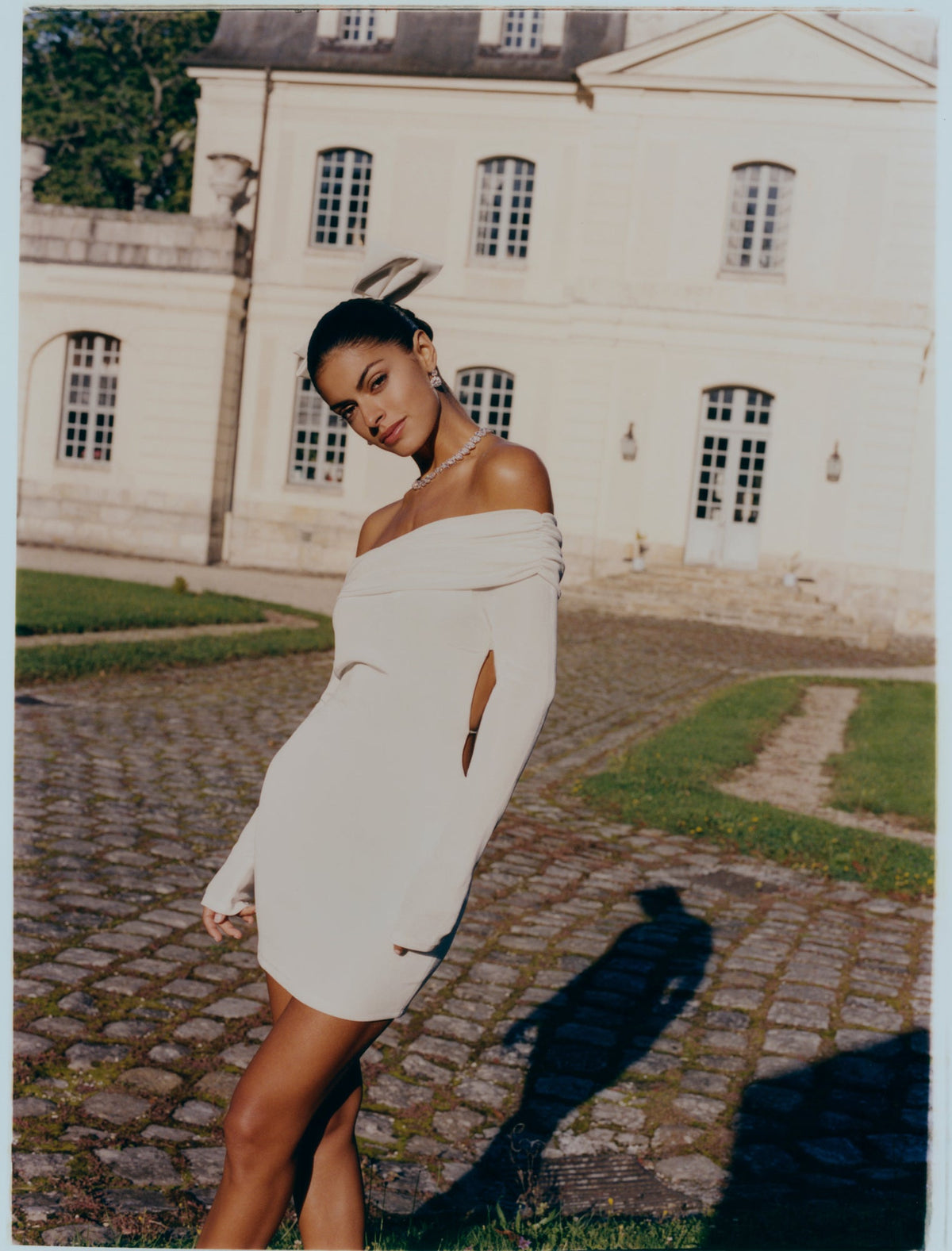 Chantel Dress (White) (Final Sale)