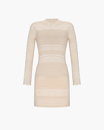 Nauta Crochet Mini Dress | Ivory