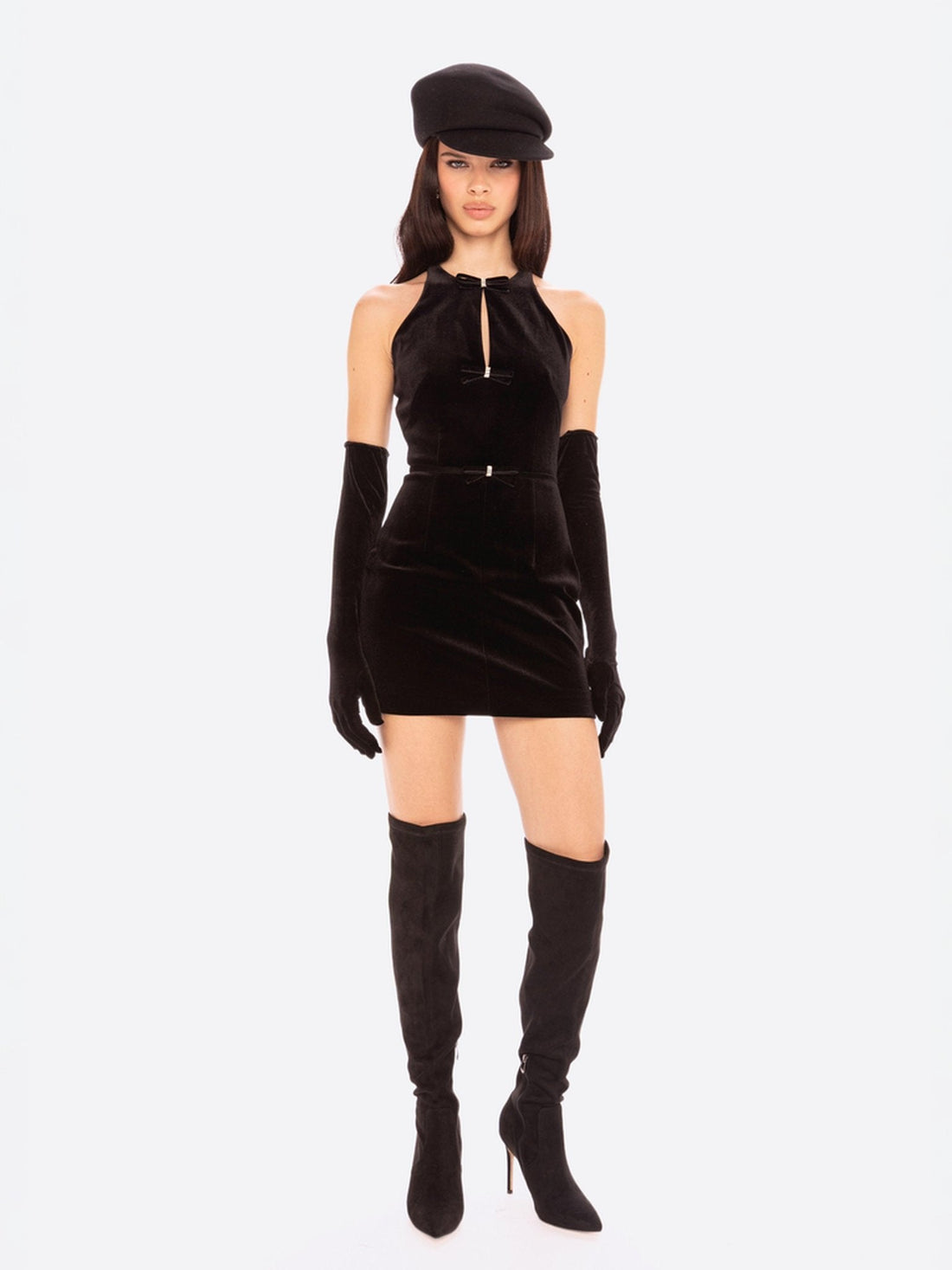 Estelle Velvet Mini Dress